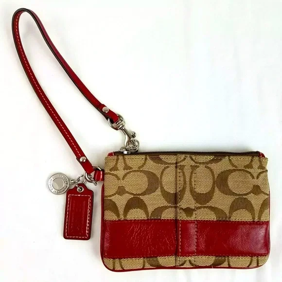 Coach small wristlet pouch. EUC